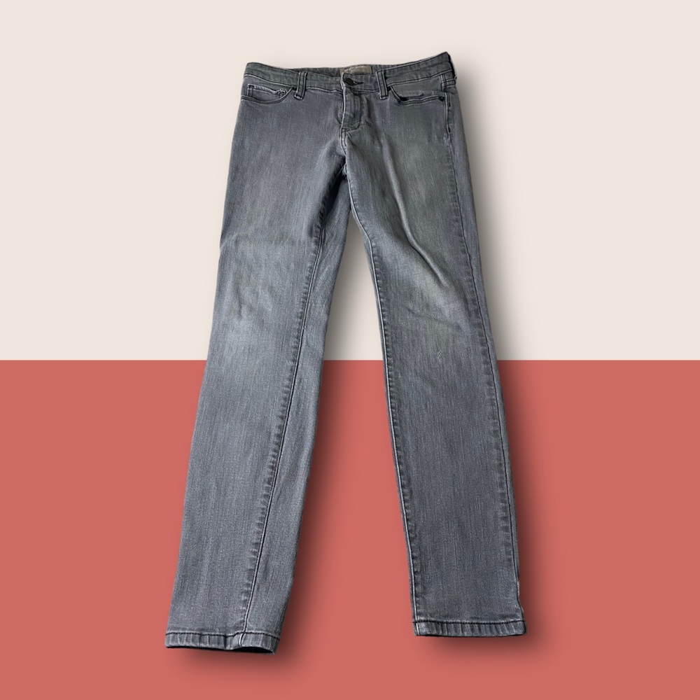 👖 BANANA REPUBLIC SZ 2 SKINNY FIT GRAY JEANS STRETCHY - Picture 1 of 5